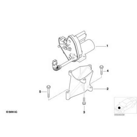 Support de moteur de réglage de papillon