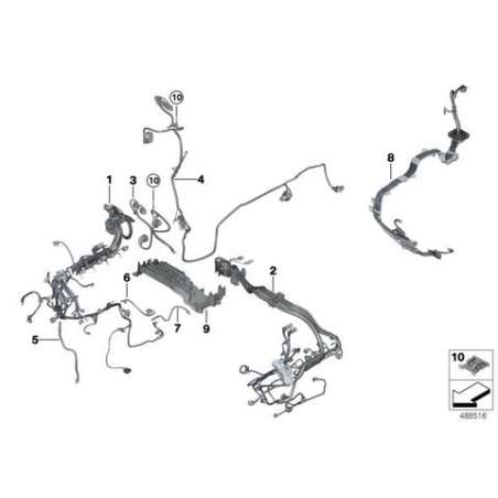 Faisceau câbles module moteur-capteurs