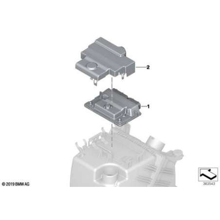 Boîtier électronique de base RDME