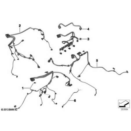 Faisceau de câbles module moteur BV