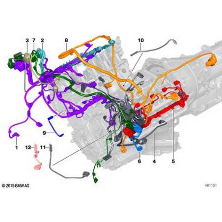 Faisceau câbles module moteur-capteurs