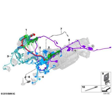 Faisceau câbles module moteur-capteurs