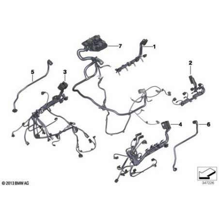 Faisceau de câbles moteur