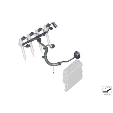 Faisc.de câbles,moteur,module injecteur
