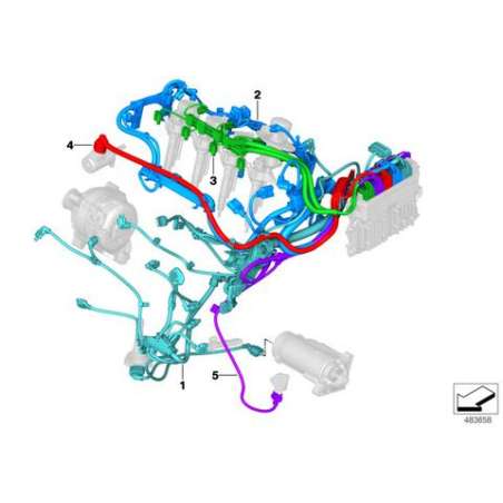 Faisceau capteurs moteur, module 1
