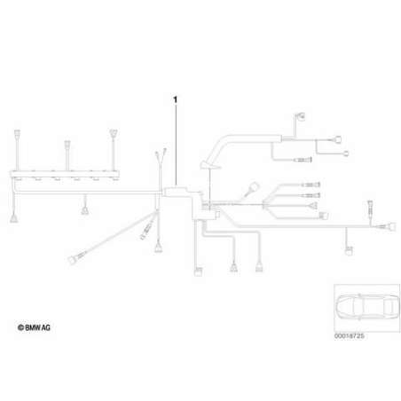 Faisceau de câbles moteur, module moteur