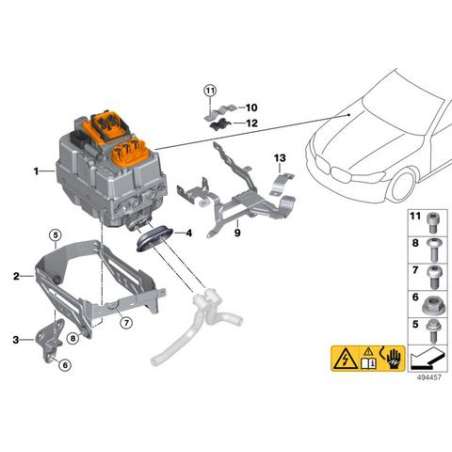 Moteur-alternateur, électronique