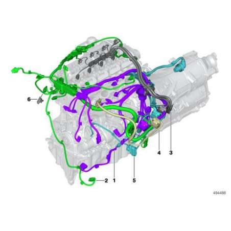 Faisceau de câbles module moteur BV