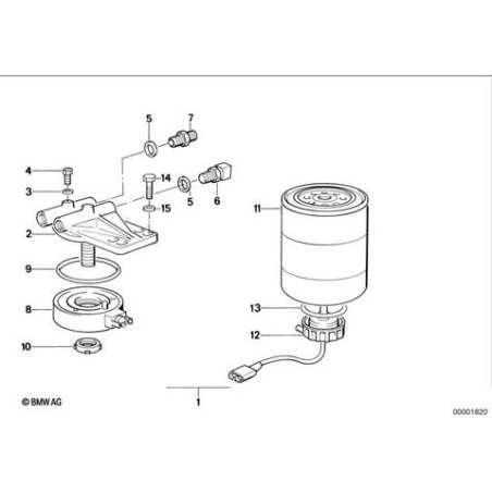 Couvercle de filtre de carburant