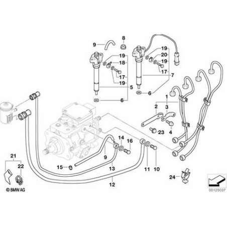 Conduite de retour de carburant
