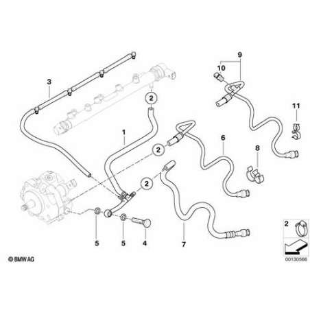 Conduite d'arrivée de carburant 