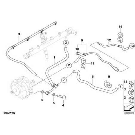 Conduite de retour de carburant