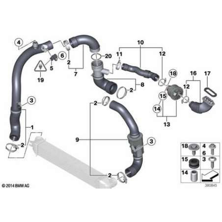 Conduite d'air de suralimentation