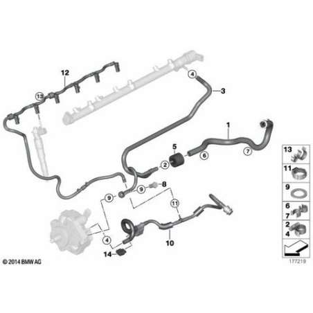 Conduite de retour de carburant