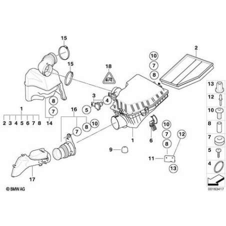 Sonde de température de l'air aspiré