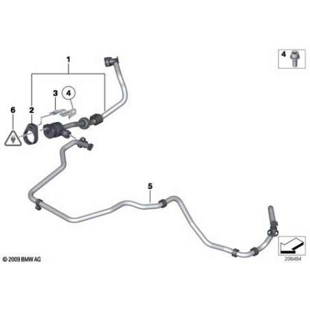 Vanne dégazage réservoir avec conduite