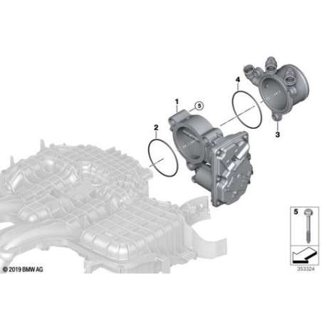 Adaptateur boîtier de papillon