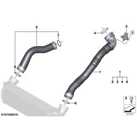 Conduit d'air de suralimentation