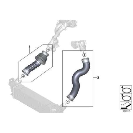 Conduite d'air de suralimentation