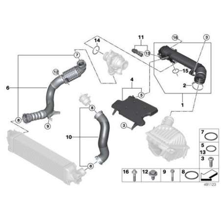 Conduite d'air de suralimentation
