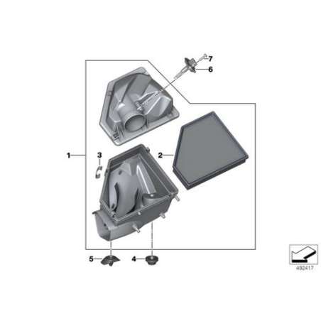 Cartouche de filtre à air
