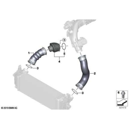 Conduite d'air de suralimentation