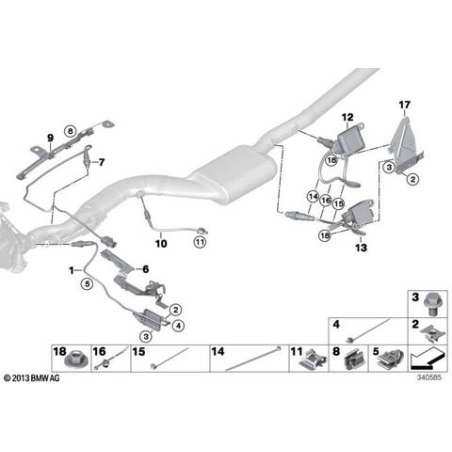 Support sonde de lambda