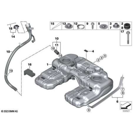 Tube de remplissage matière plastique