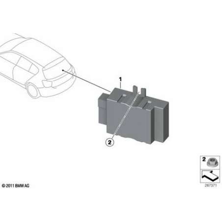 Boîtier électronique p. pompe carburant