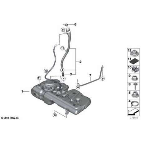 Reservoir de carburant plastique