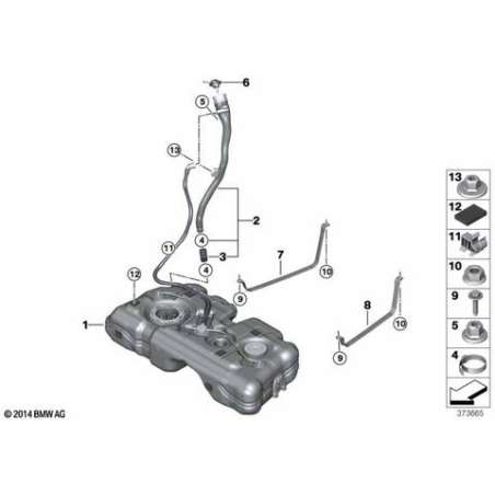 Reservoir de carburant plastique