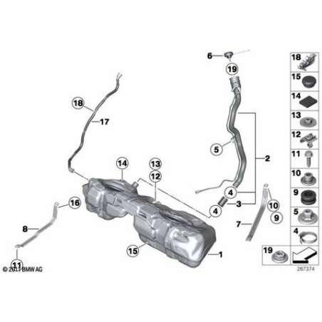 Tube de remplissage matière plastique