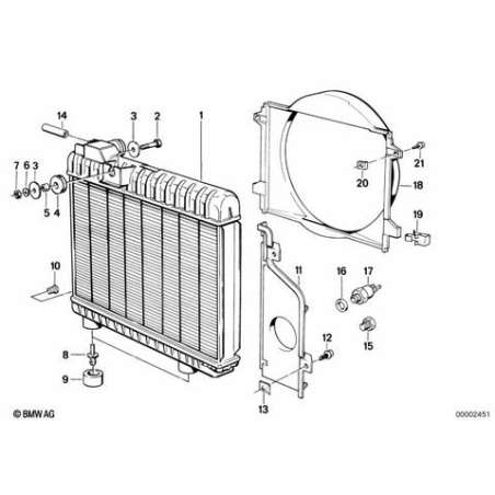 Radiateur du liquide de refroidissement