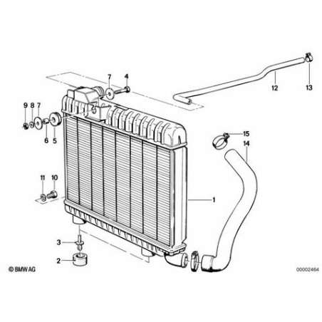 Radiateur du liquide de refroidissement