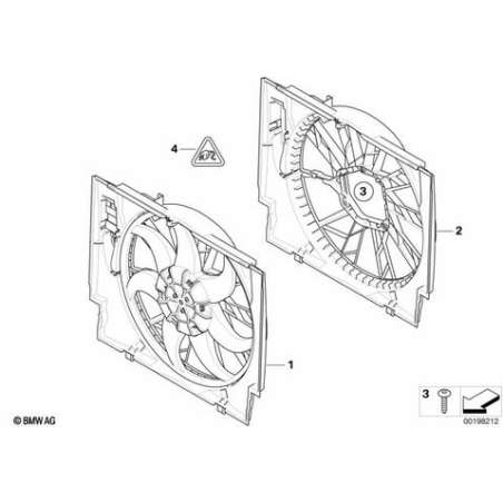 Cadre de ventilateur avec ventilateur