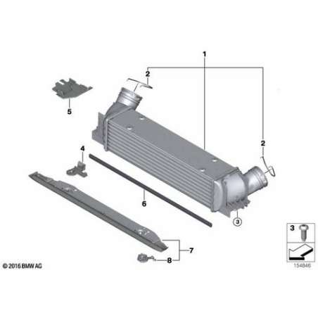 Refroidisseur d'air de suralimentation