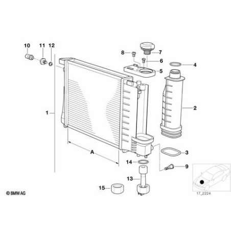 Radiateur du liquide de refroidissement