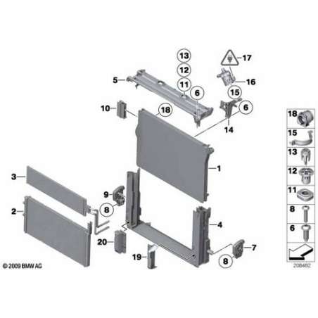 Porte-modules inférieur