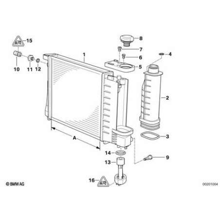 Radiateur du liquide de refroidissement