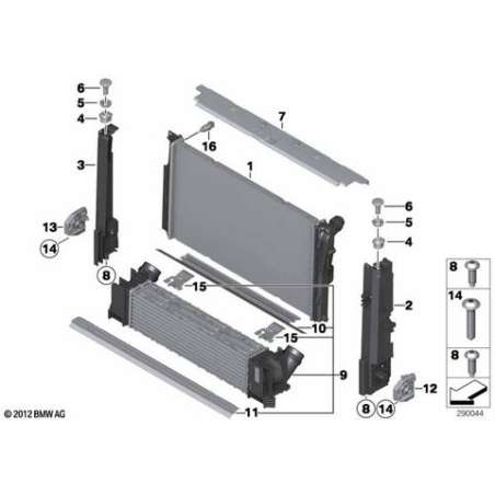 Refroidisseur d'air de suralimentation