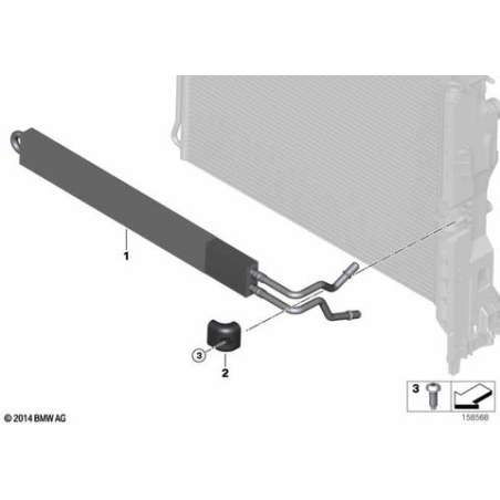 Radiateur assistance de direction