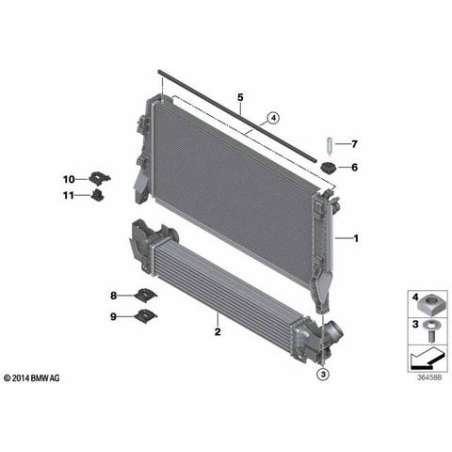 Radiateur du liquide de refroidissement