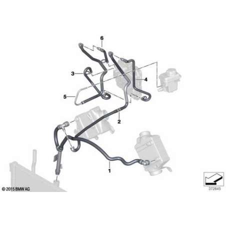 Flexible retour liquide refroidiss.-DME