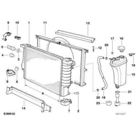 Commutateur reglage niveau radiateur