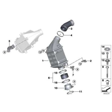 Refroidisseur d'air de suralimentation