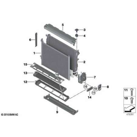 Radiateur du liquide de refroidissement