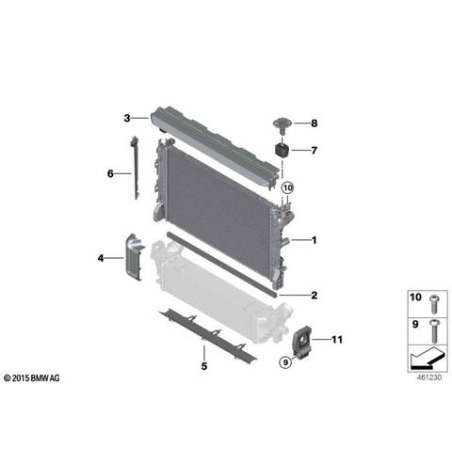 Radiateur du liquide de refroidissement