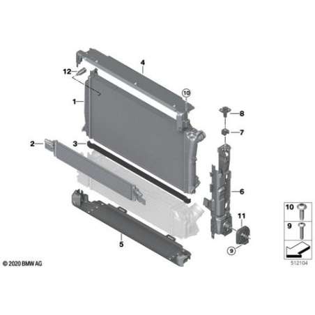 Radiateur du liquide de refroidissement