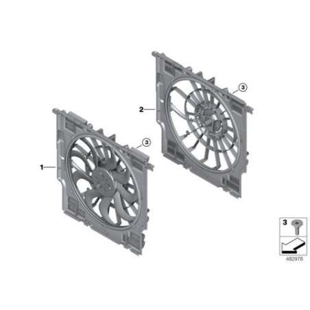 Buse de ventilateur avec ventilateur