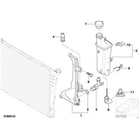 Tubulure de liquide de refroidissement